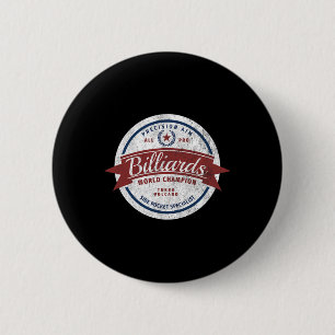 Retro Billiards World Champion “side Pocket Specia 6 Cm Round Badge