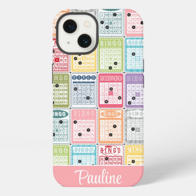 Retro Bingo iPhone Case (Back)