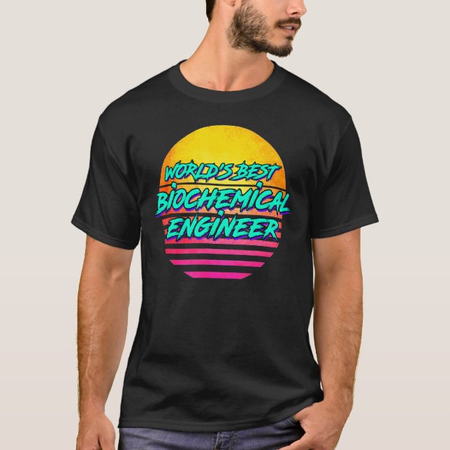 Retro Biochemical Engineer Profession T-Shirt (Front)