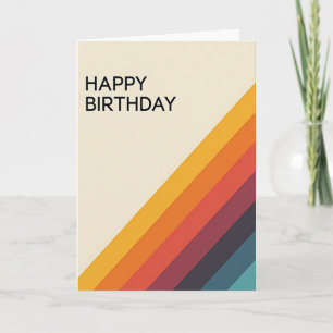 Retro Birthday Band Card