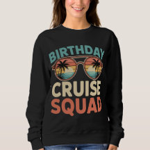 Retro Birthday Cruise Squad 2026 - Vintage Sunset