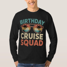 Retro Birthday Cruise Squad 2026 - Vintage Sunset