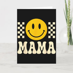 Retro Birthday Mama Shirt, One Happy Dude Family B Card