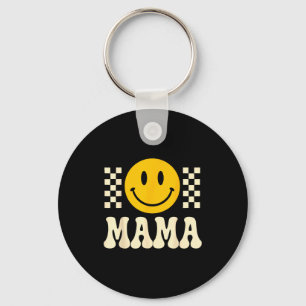 Retro Birthday Mama Shirt, One Happy Dude Family B Key Ring