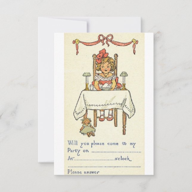 Retro Birthday Party Invitation (Front)