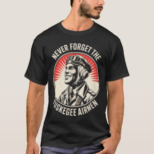 Retro black airmen black history world war 2 T-Shirt