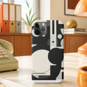 Retro Black and White Iphone case