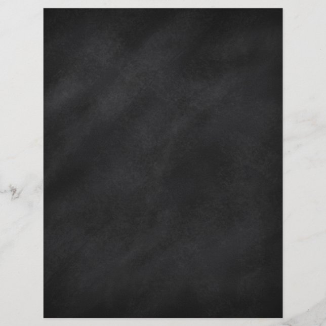 Retro Black Chalkboard Texture Flyer (Front)