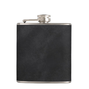 Retro Black Chalkboard Texture Hip Flask
