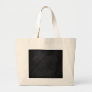 Retro Black Chalkboard Texture Large Tote Bag
