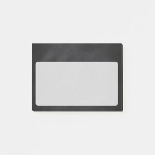 Retro Black Chalkboard With Lightened Area Post-it Notes