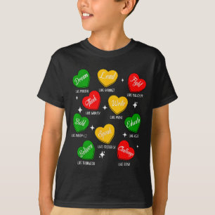 Retro Black History Hearts Dream Like Martin Women T-Shirt