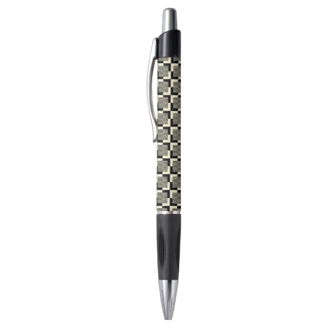 Retro Black & Tan Pattern (Top (Vertical))