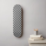 Retro Black White Chequered 80's Cool Wall Art  Skateboard<br><div class="desc">Retro Black White Chequered 80's Cool Wall Art skateboard makes the perfect home décor for anyone who loves the 80s,  retro designs,  black and white,  or skateboarding.</div>