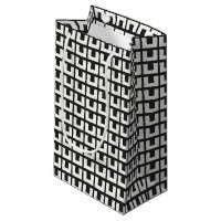 Retro Black White Geometric Mid Century Modern