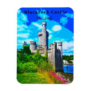 Retro Blackrock Castle Cork Ireland Travel Magnet