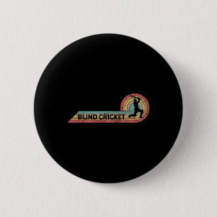 Retro Blind Cricket Vintage Player Film Strip 6 Cm Round Badge