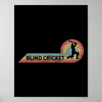 Retro Blind Cricket Vintage Player Film Strip
