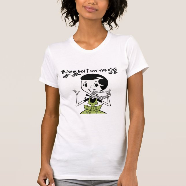 Retro Bling Ring T-Shirt (Front)