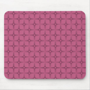 Retro Bliss Mousepad, Pink Mouse Pad