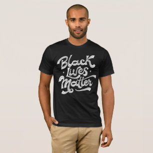 Retro BLM Message Tee - Bold & Powerful Statement