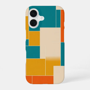 Retro Block Panels iPhone 16 Case