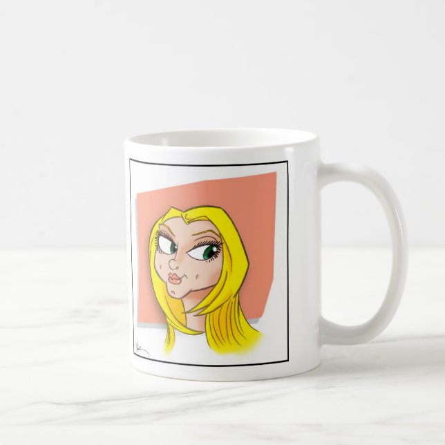 Retro Blonde Mug (Right)