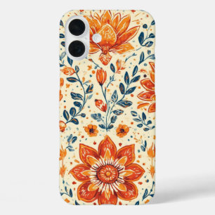 Retro Bloom Burst - IPhone 16 Case