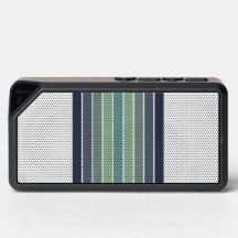 Retro Blue & Green Surfboard Striped