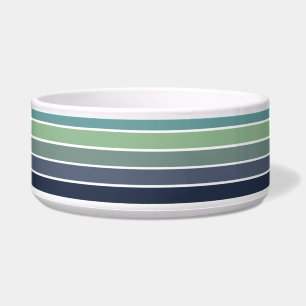 Retro Blue & Green Surfboard Striped