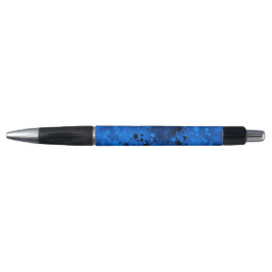 Retro Blue Paint Splatter 