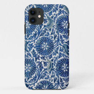 Retro Blue Poppy Chinoiserie Case-Mate iPhone Case