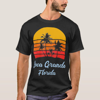 Retro Boca Grande Florida Summer Vacation Gift T-Shirt