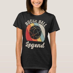Retro Bocce Ball Legend Bocce Ball Player Vintage T-Shirt