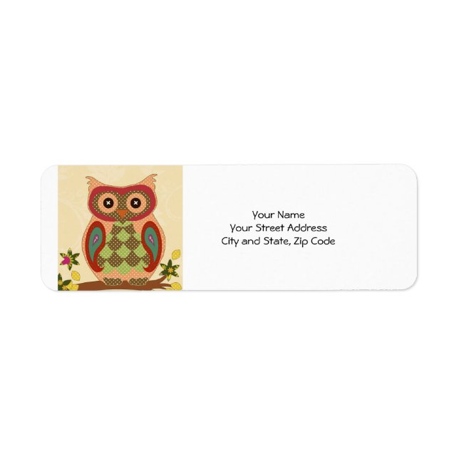 Retro Bohemian Owl (Front)