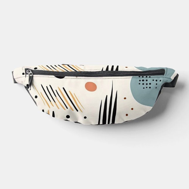 Retro Boho Abstract Modern Collection Bum Bags (Lay Down)
