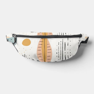 Retro Boho Abstract Trendy Collection Bum Bags