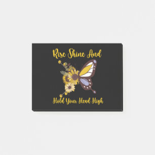 retro boho baby design post-it notes