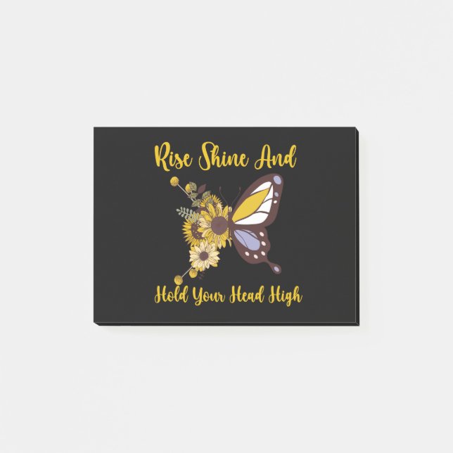retro boho baby design post-it notes (Front)