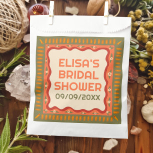Retro Boho Fun Handmade CUSTOM Bridal Shower  Favour Bags