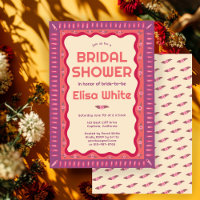 Retro Boho Fun Handmade CUSTOM Bridal Shower
