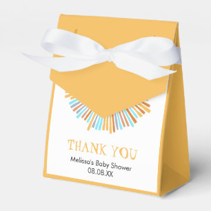 Retro Boho Sun Here Comes The Sun Favour Box