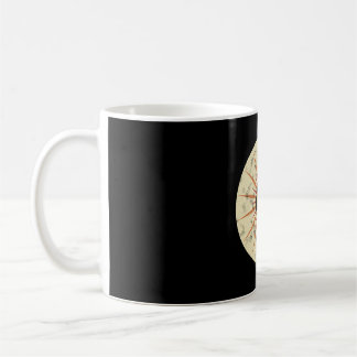 Retro Boho Sunburst Design Coffee Mug