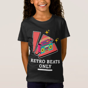 Retro Boombox 80s 90s Vintage Music Beats T-Shirt