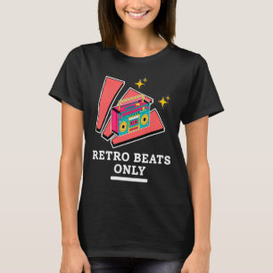 Retro Boombox 80s 90s Vintage Music Beats T-Shirt