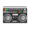 retro boombox ghetto blaster graphic