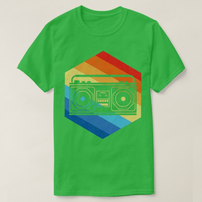 Retro BoomBox T-Shirt (Design Front)