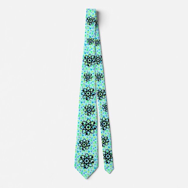 Retro Boomerang Physics Tie (Front)