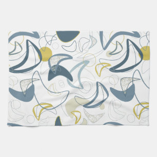 Retro Boomerang! Tea Towel