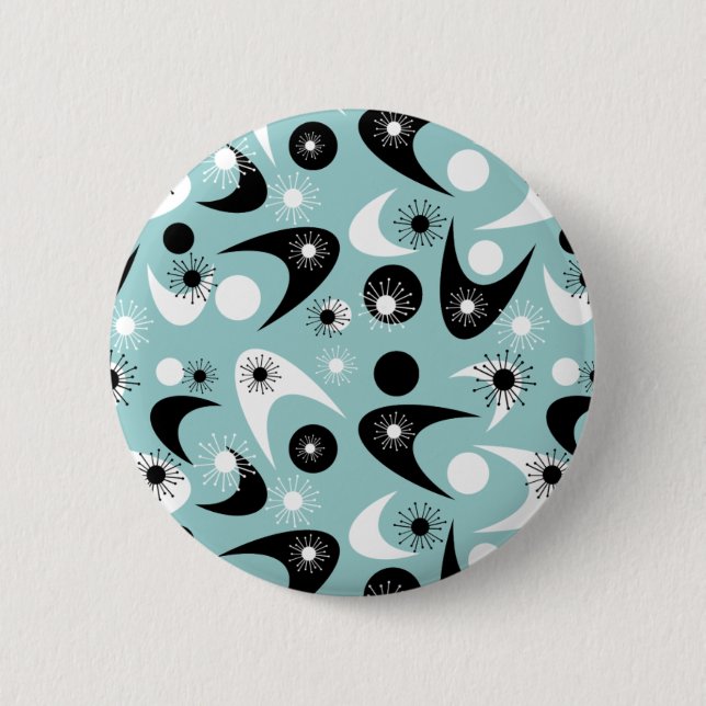 Retro Boomerangs 6 Cm Round Badge (Front)